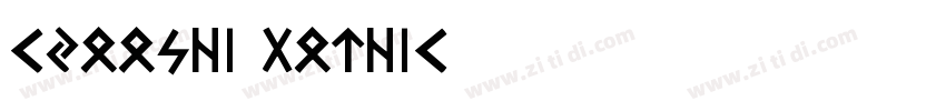 Kyooshi Gothic字体转换